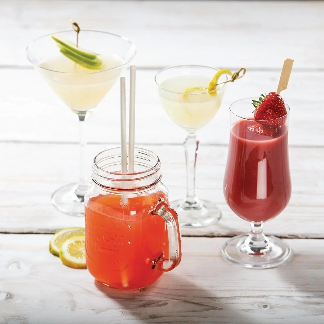Olympia Crystal Hurricane Glasses 340ml - Image 2