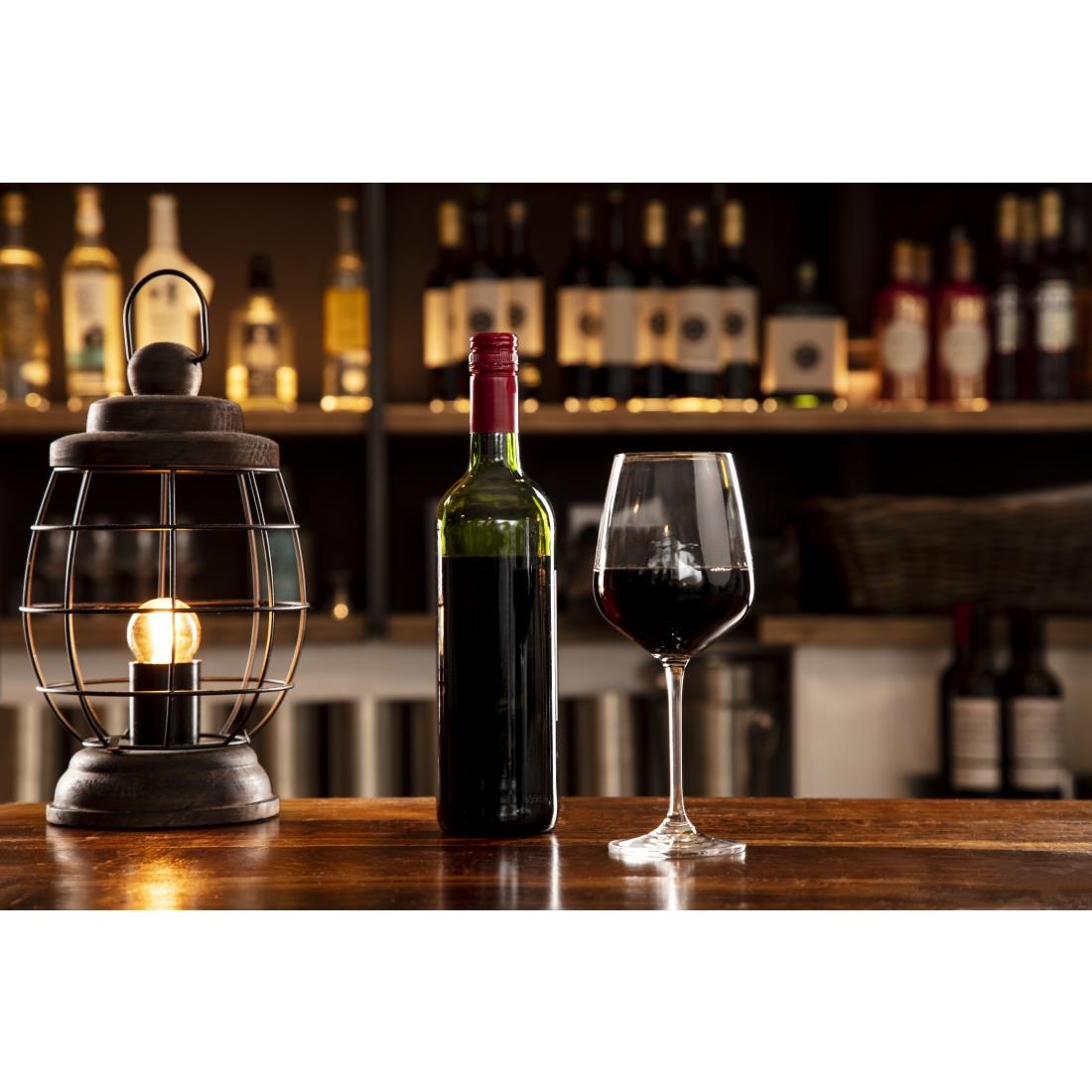 Olympia Chime Crystal Wine Glasses 495ml