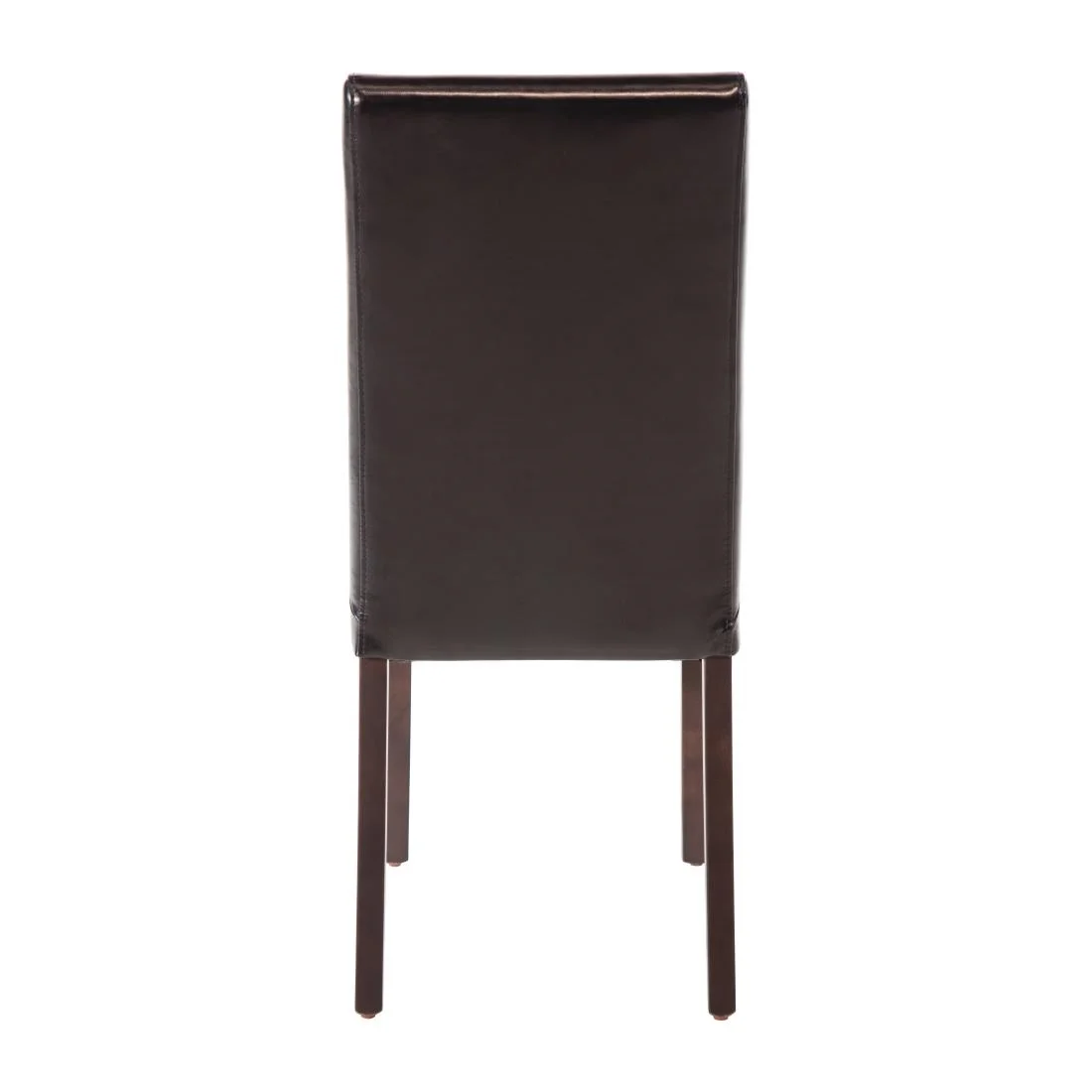 Bolero Faux Leather Dining Chair Black (Pack of 2) - Image 6