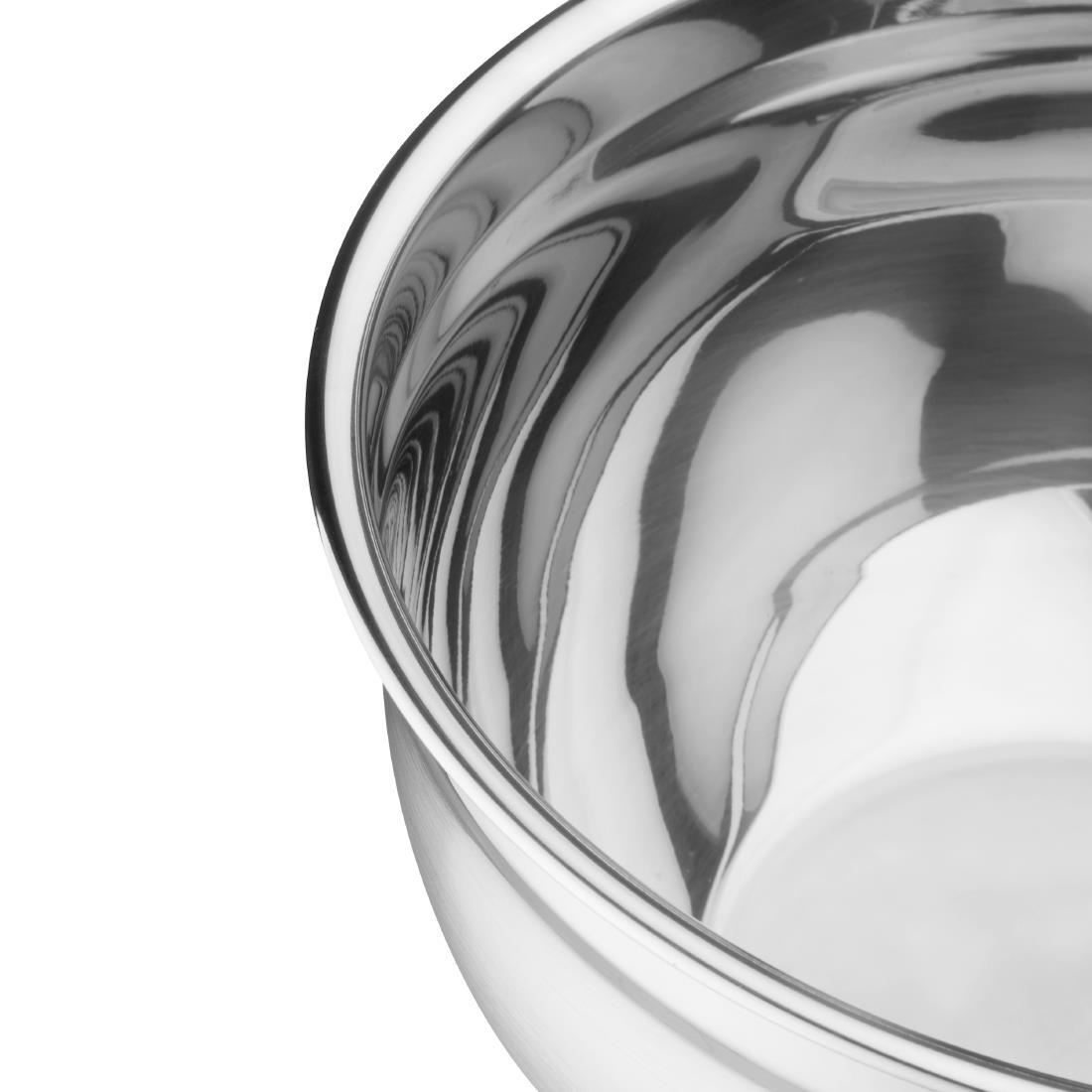 Vogue Stainless Steel Bowl with Silicone Base 3Ltr