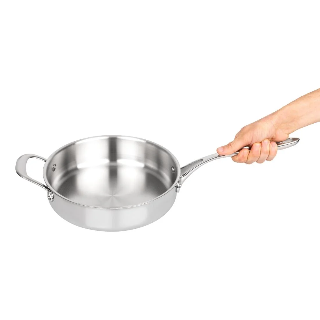 Vogue Tri Wall Saute Pan 240mm - Image 7