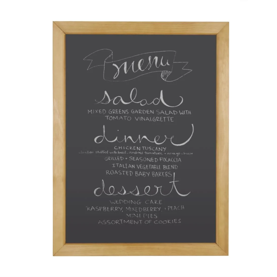 Olympia Wall Mounted Chalkboard 600 x 800mm - Image 3