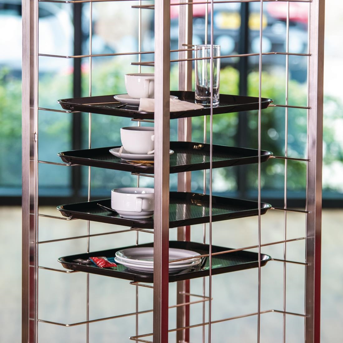 Craven Steel Tray Clearing Trolley