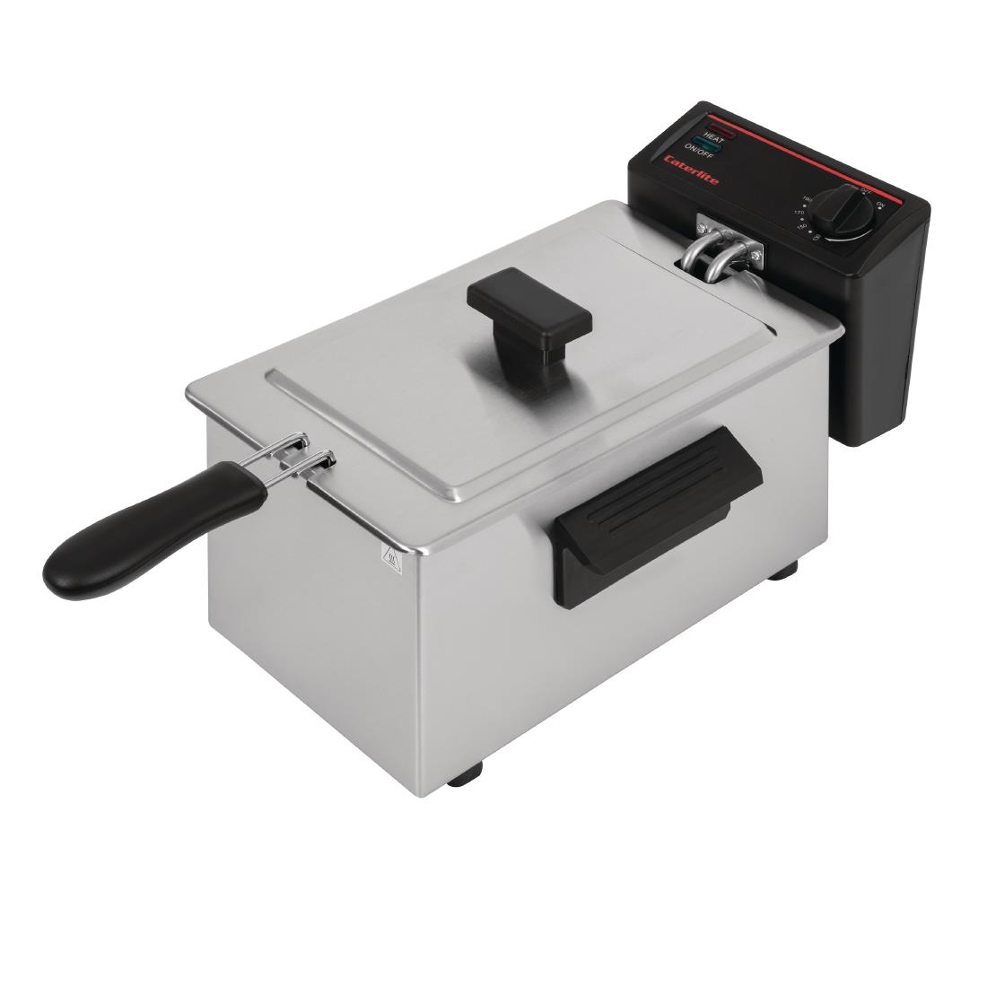 Caterlite Light Duty Single Tank Countertop Fryer 3.5Ltr