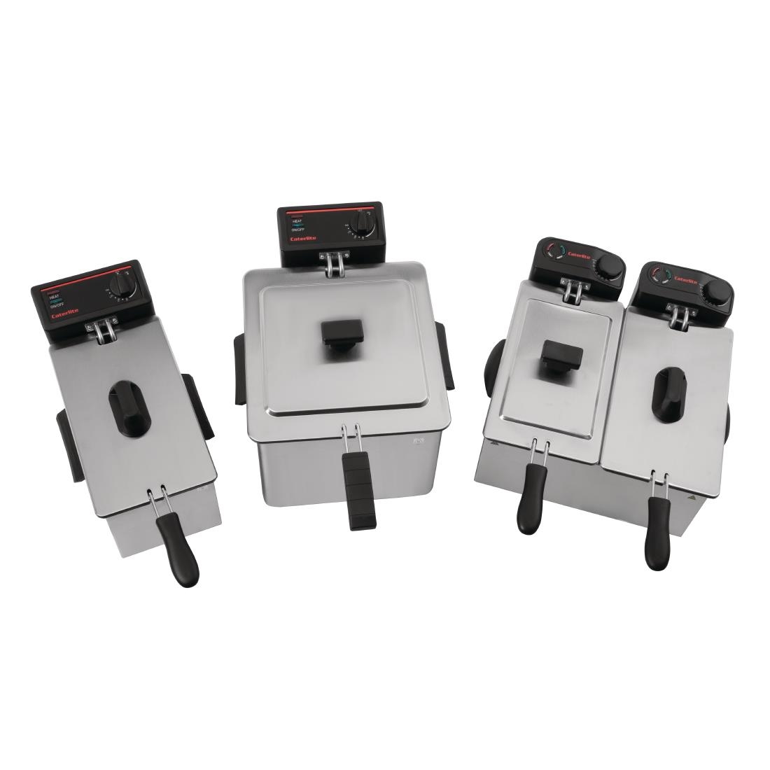 Caterlite Light Duty Single Tank Countertop Fryer 3.5Ltr
