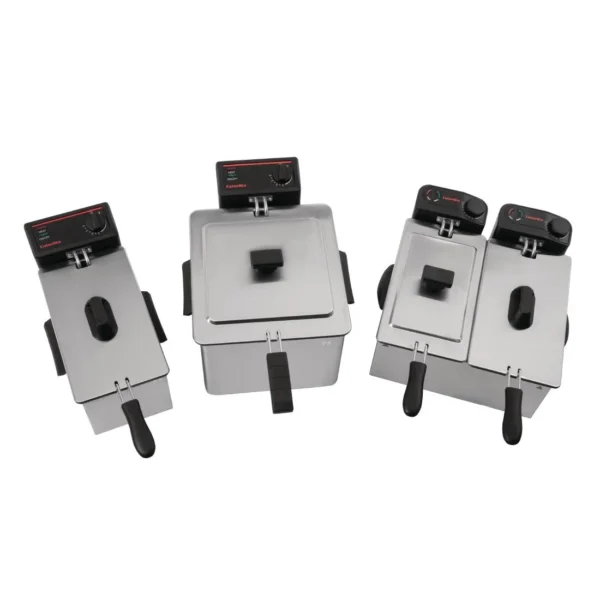 Caterlite Light Duty Double Tank Countertop Fryer 2 x 3.5Ltr