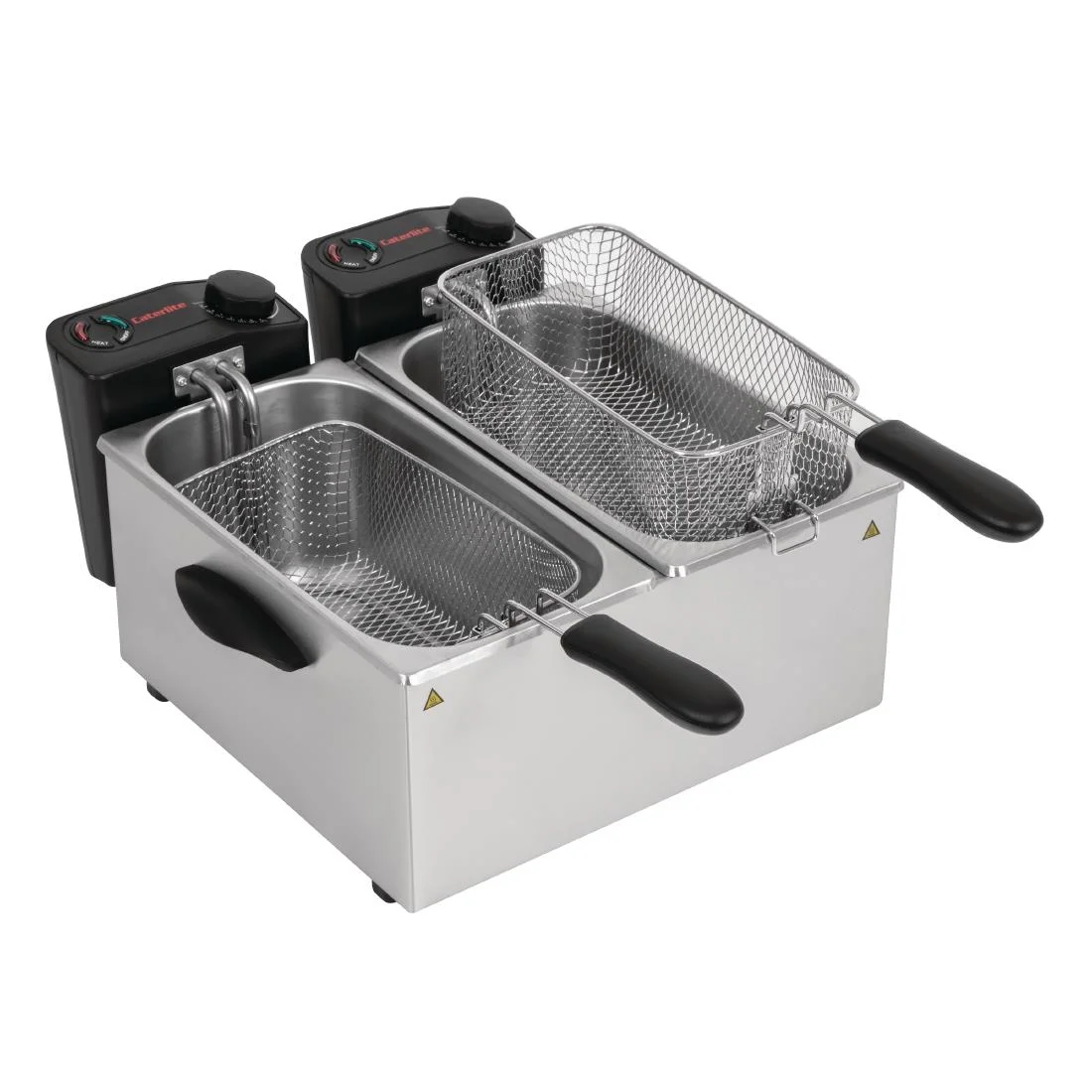 Caterlite Light Duty Double Tank Countertop Fryer 2 x 3.5Ltr - Image 8