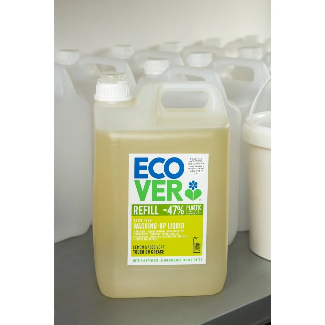 Ecover Lemon and Aloe Vera Washing Up Liquid 5 Litre - Image 2