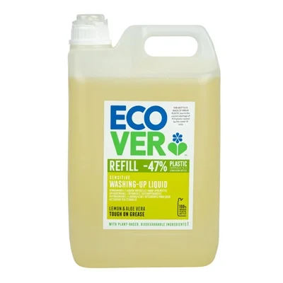 Ecover Lemon and Aloe Vera Washing Up Liquid 5 Litre - Image 7