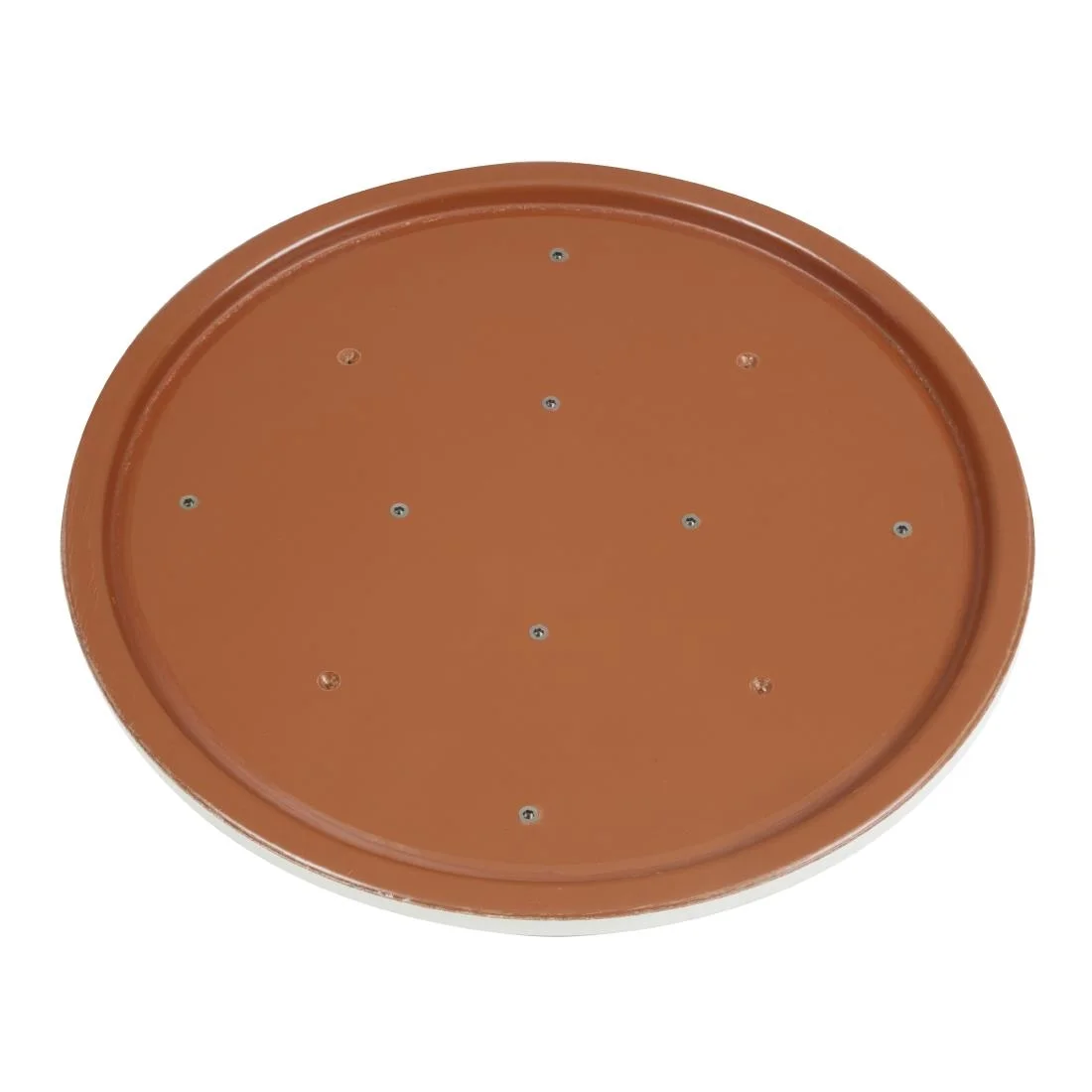 Bolero Pre-drilled Round Tabletop White 600mm - Image 5
