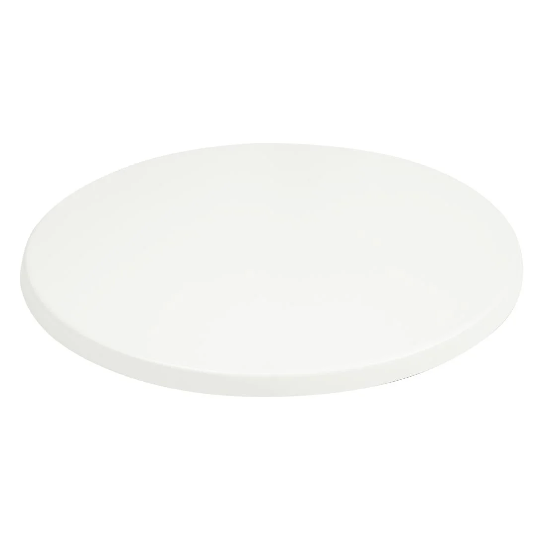 Bolero Pre-drilled Round Tabletop White 600mm - Image 2