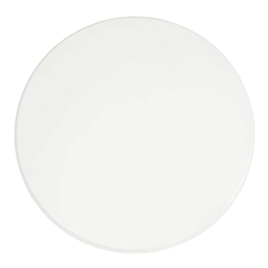 Bolero Pre-drilled Round Tabletop White 600mm