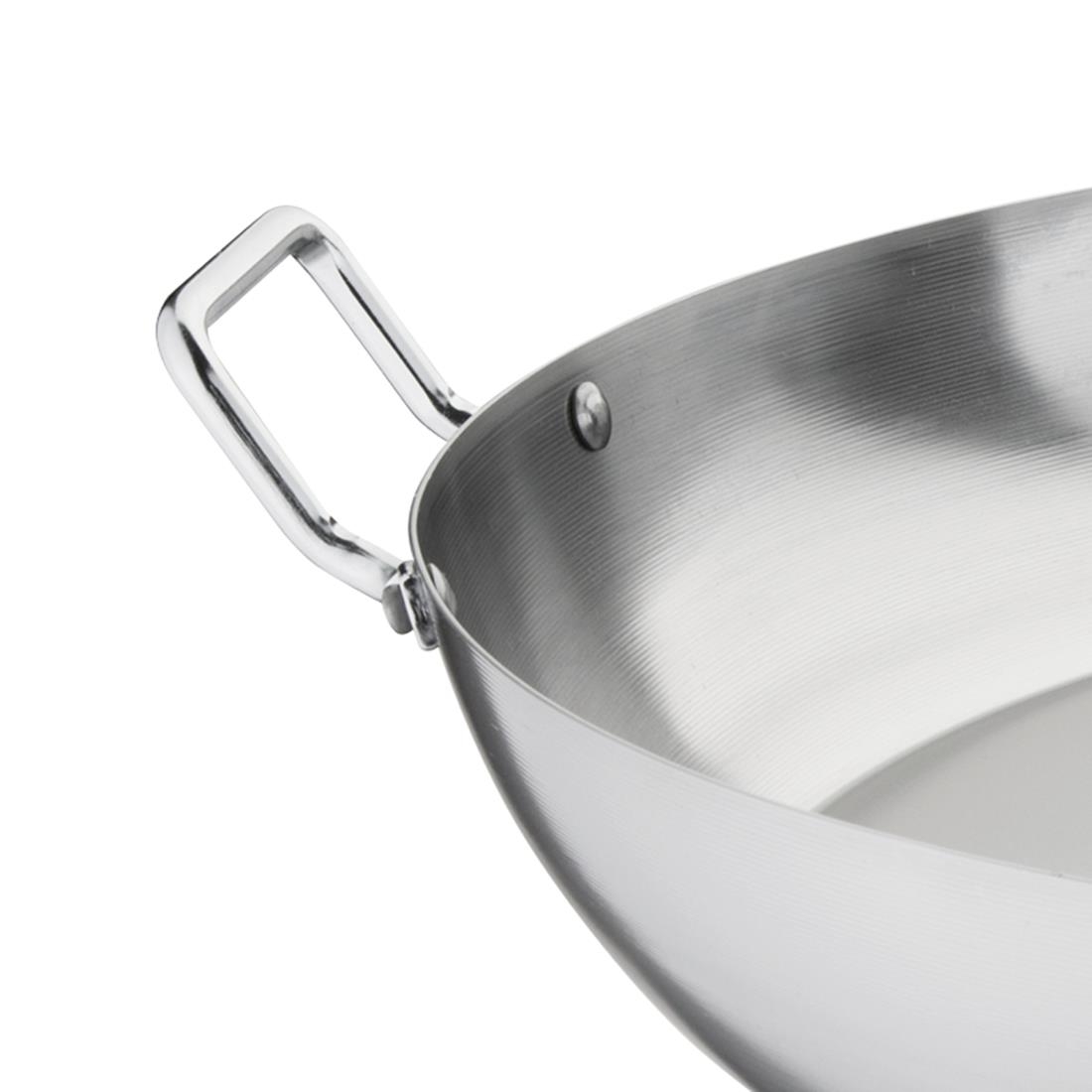 Vogue Black Iron Paella Pan 508mm