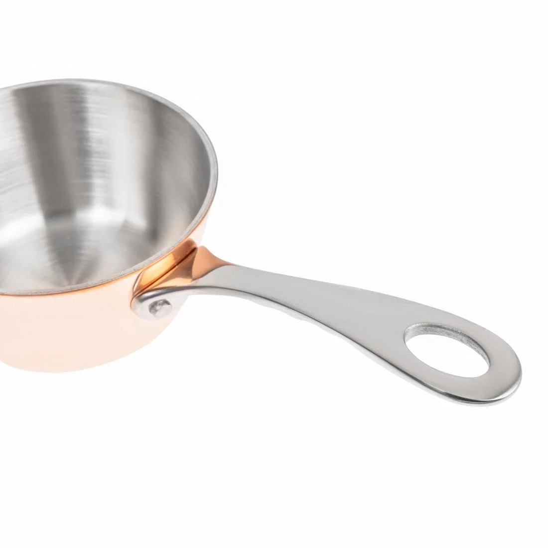 Vogue Mini Copper Tri Wall Saute Pan 85mm - Image 6