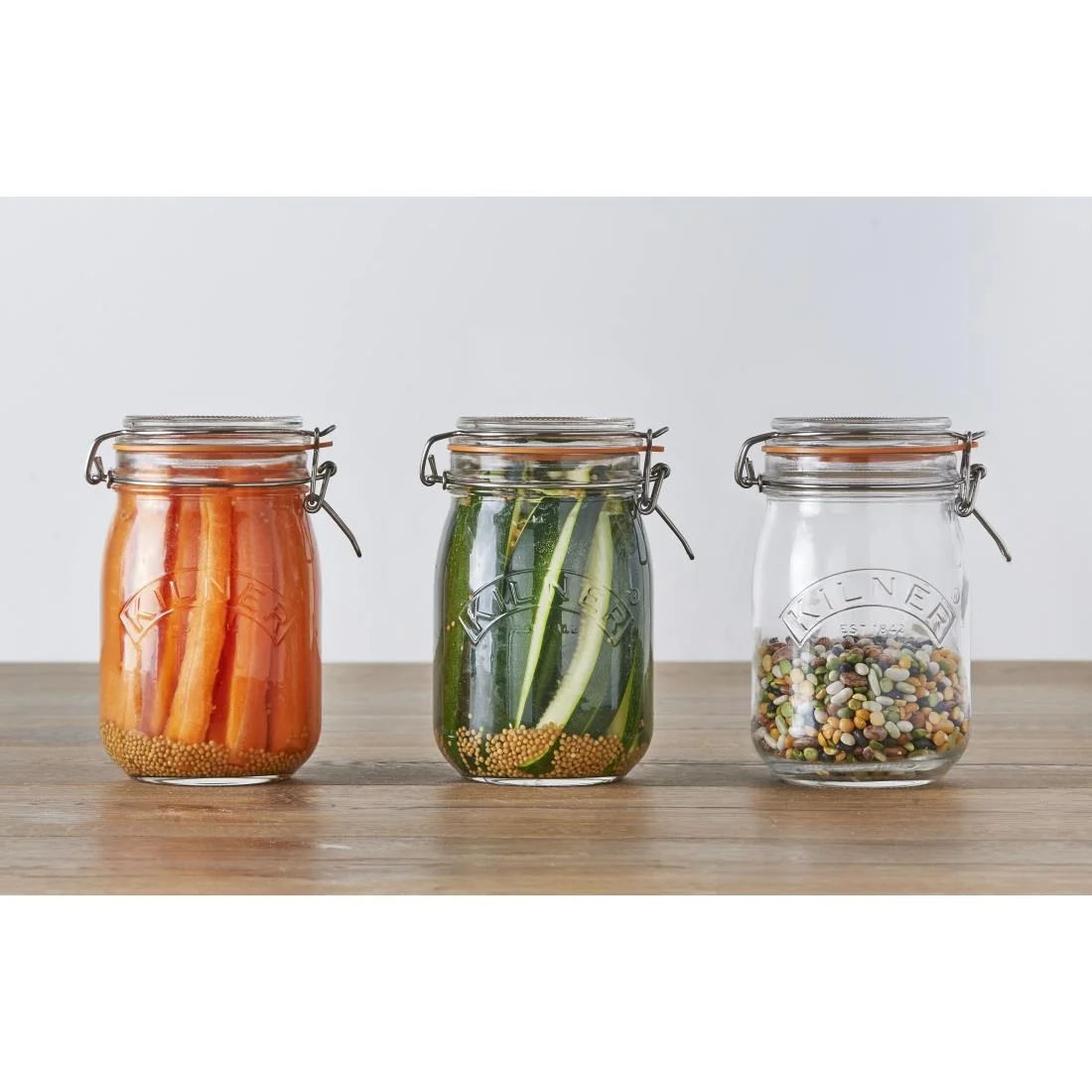 Kilner Clip Top Preserve Jar 1Ltr - Image 2