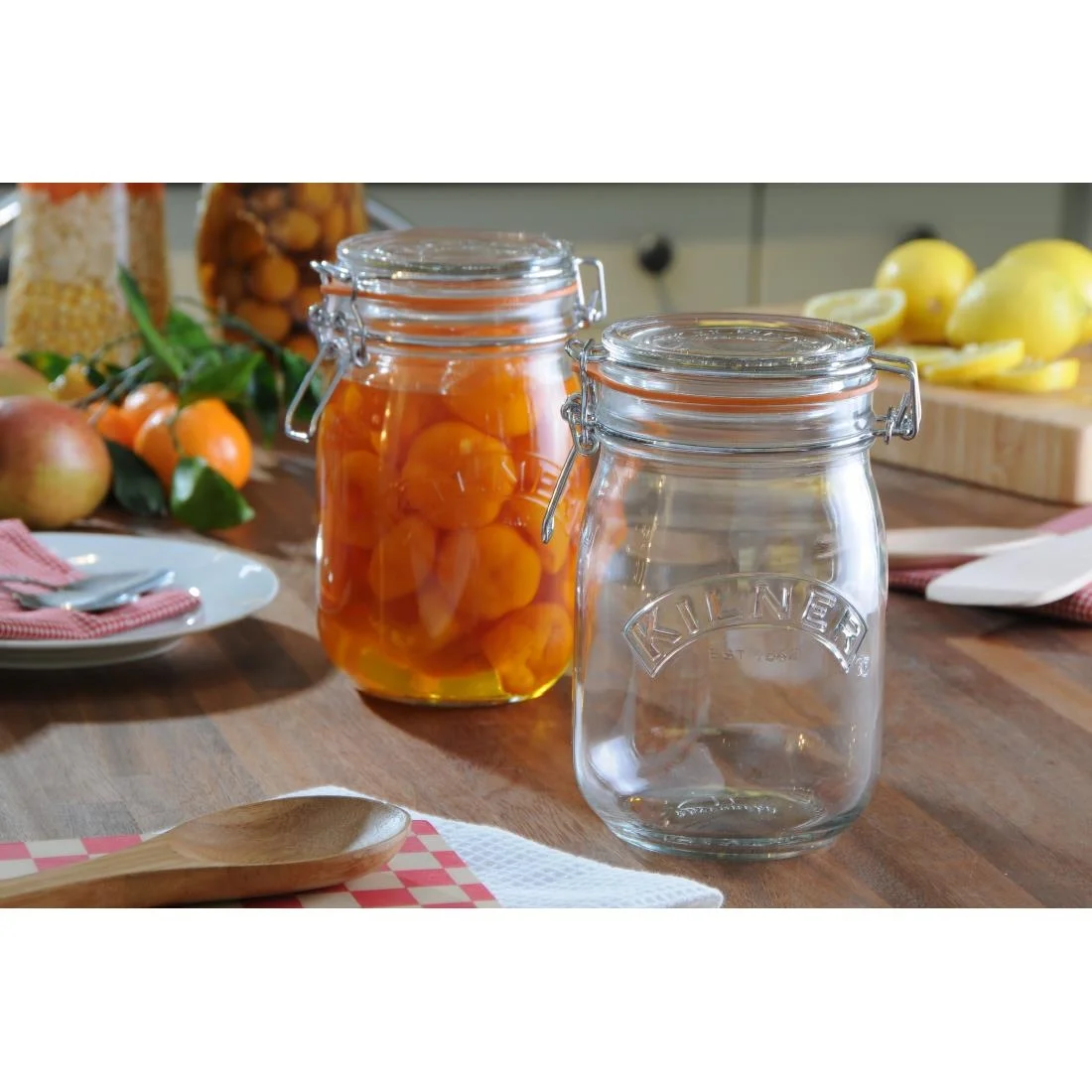 Kilner Clip Top Preserve Jar 1Ltr - Image 3
