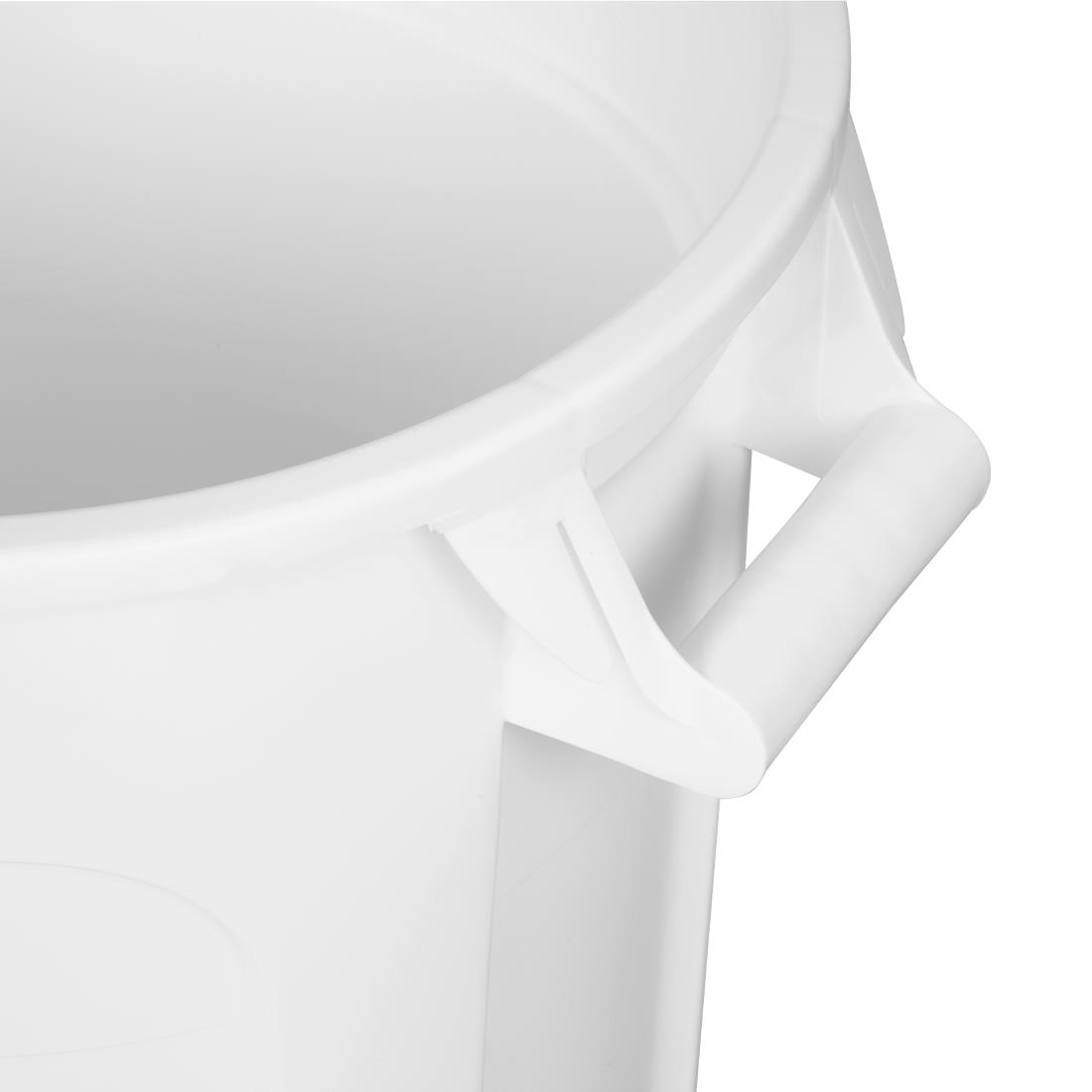 Vogue White Round Container Bin 38Ltr