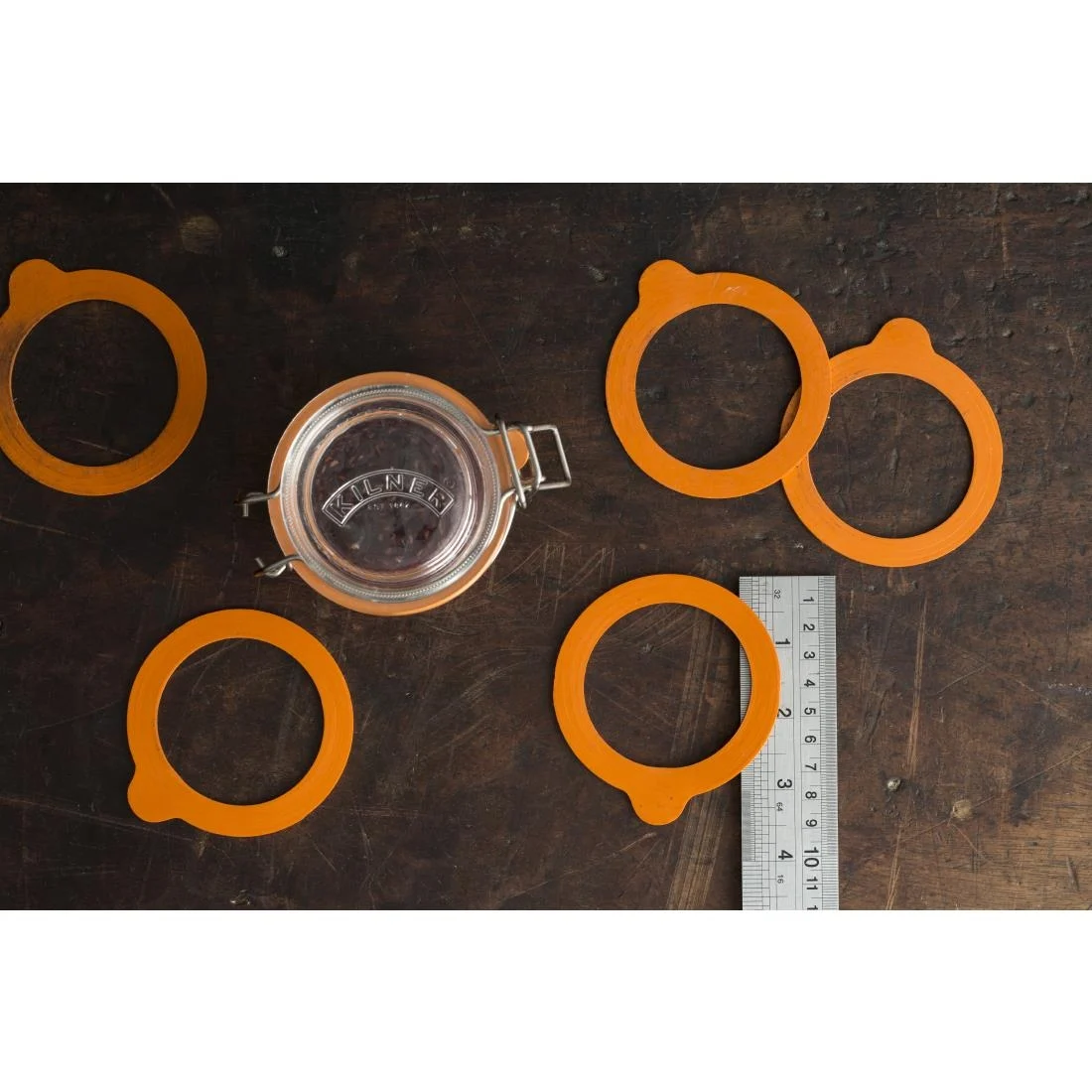 Kilner Spare Rubber Seals for Clip Top Jars 3Ltr
