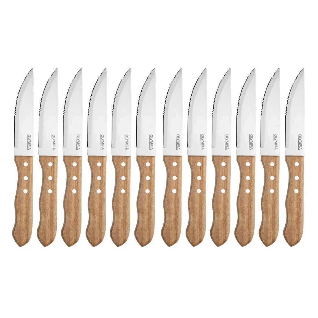 Jumbo Steak Knives Rosewood Handle 250mm - Image 6