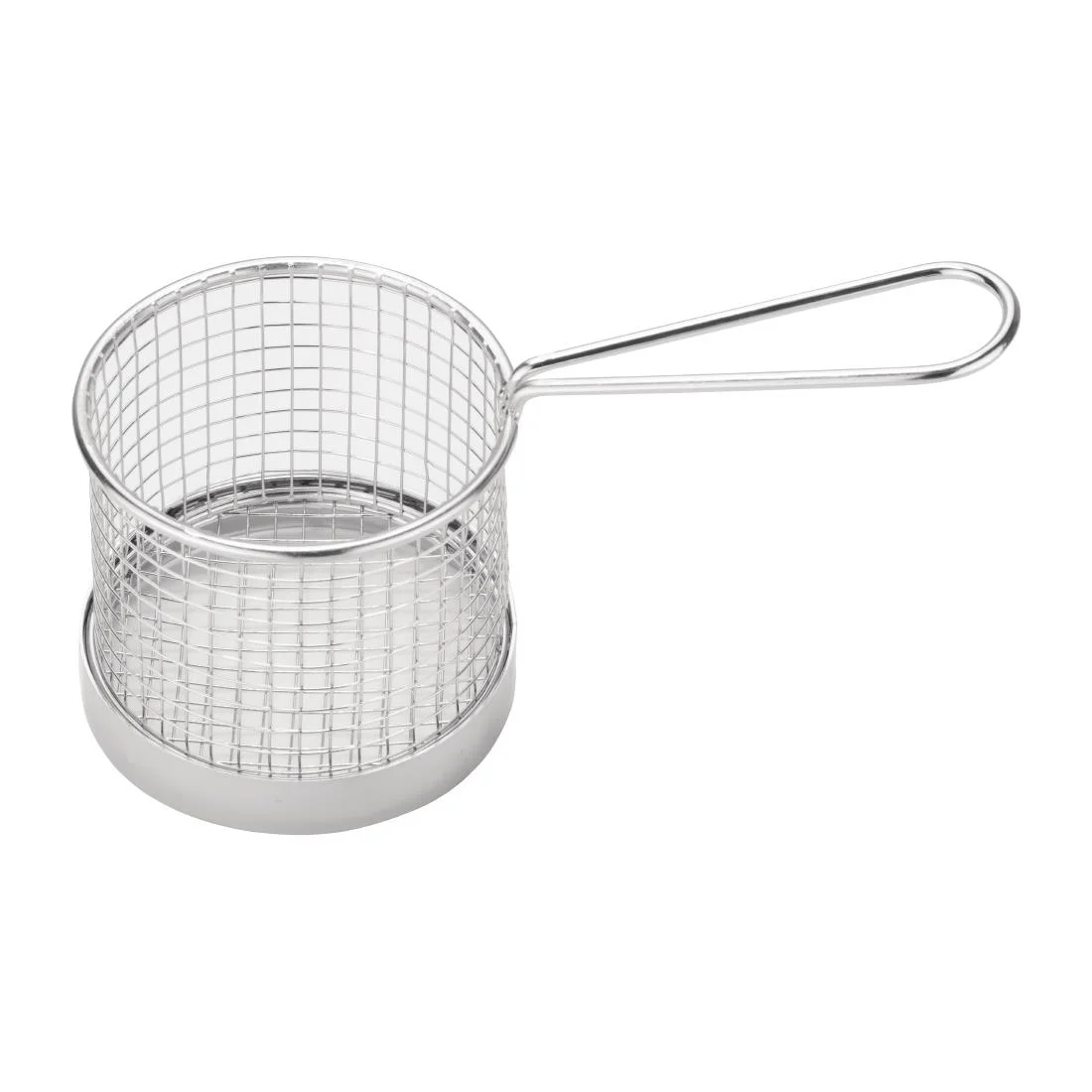 Olympia Chip Basket round with Handle 95mm - Image 3
