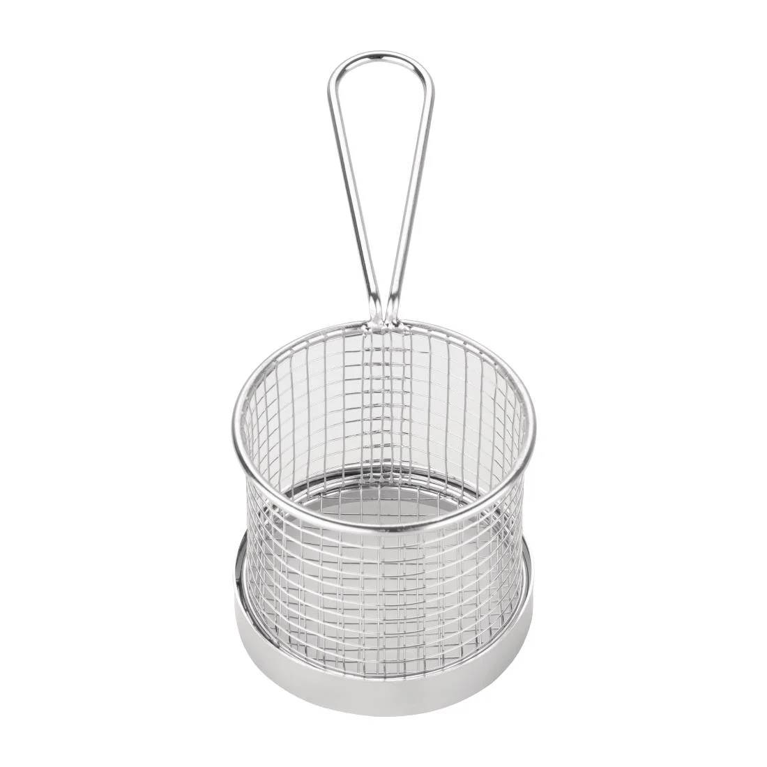 Olympia Chip Basket round with Handle 95mm - Image 4