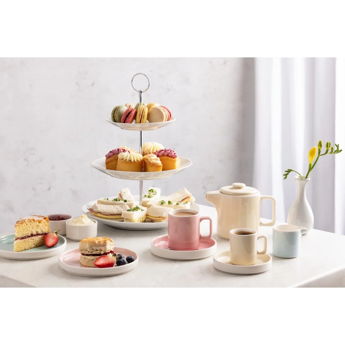Olympia 3 Tier Afternoon Tea Cake Stand - Image 6