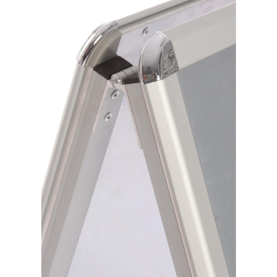 Olympia Clip Frame Pavement Sign 910 x 463mm Aluminium