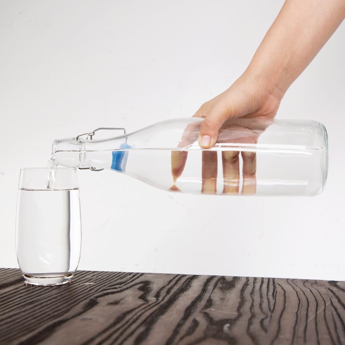 Olympia Glass Water Bottles 1Ltr