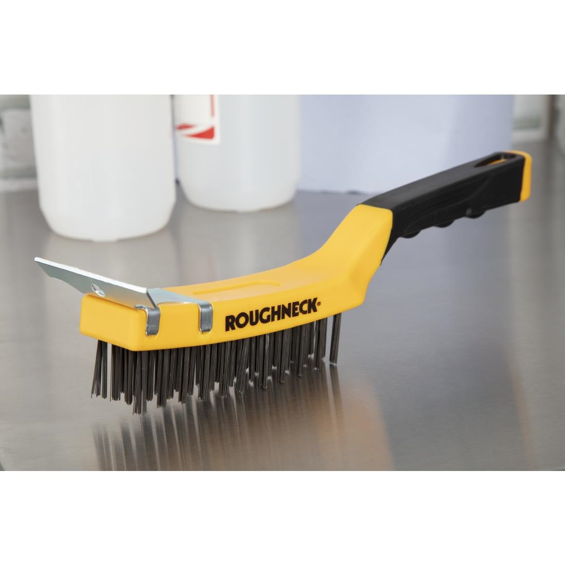 Grill Brush With Scraper