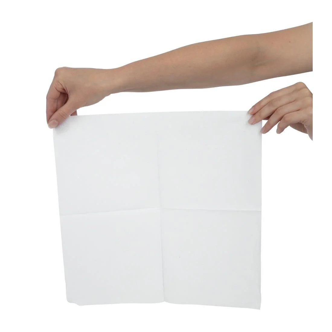 White Lunch Napkins 330 x 330mm - Image 4