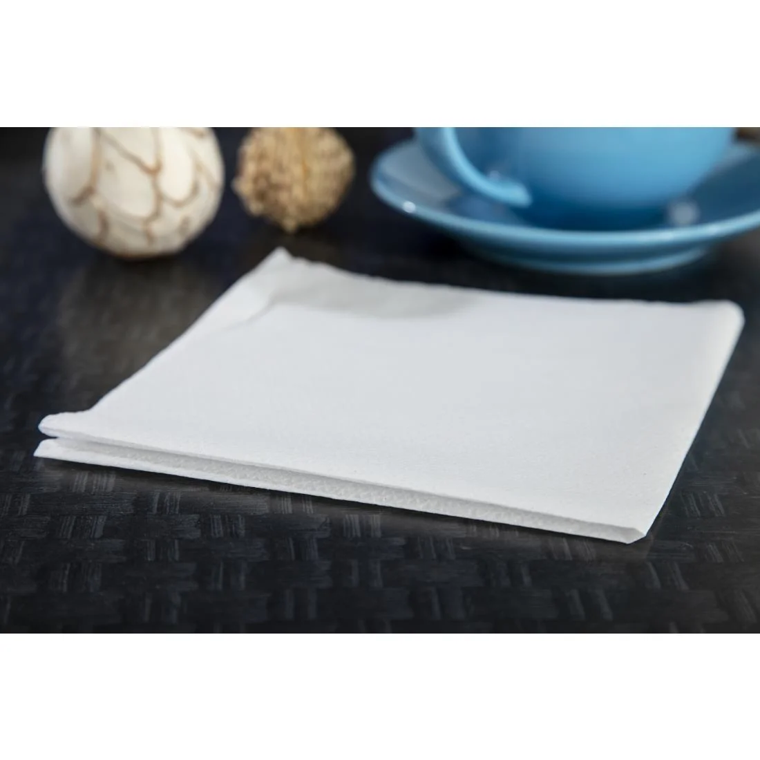 White Lunch Napkins 330 x 330mm - Image 5