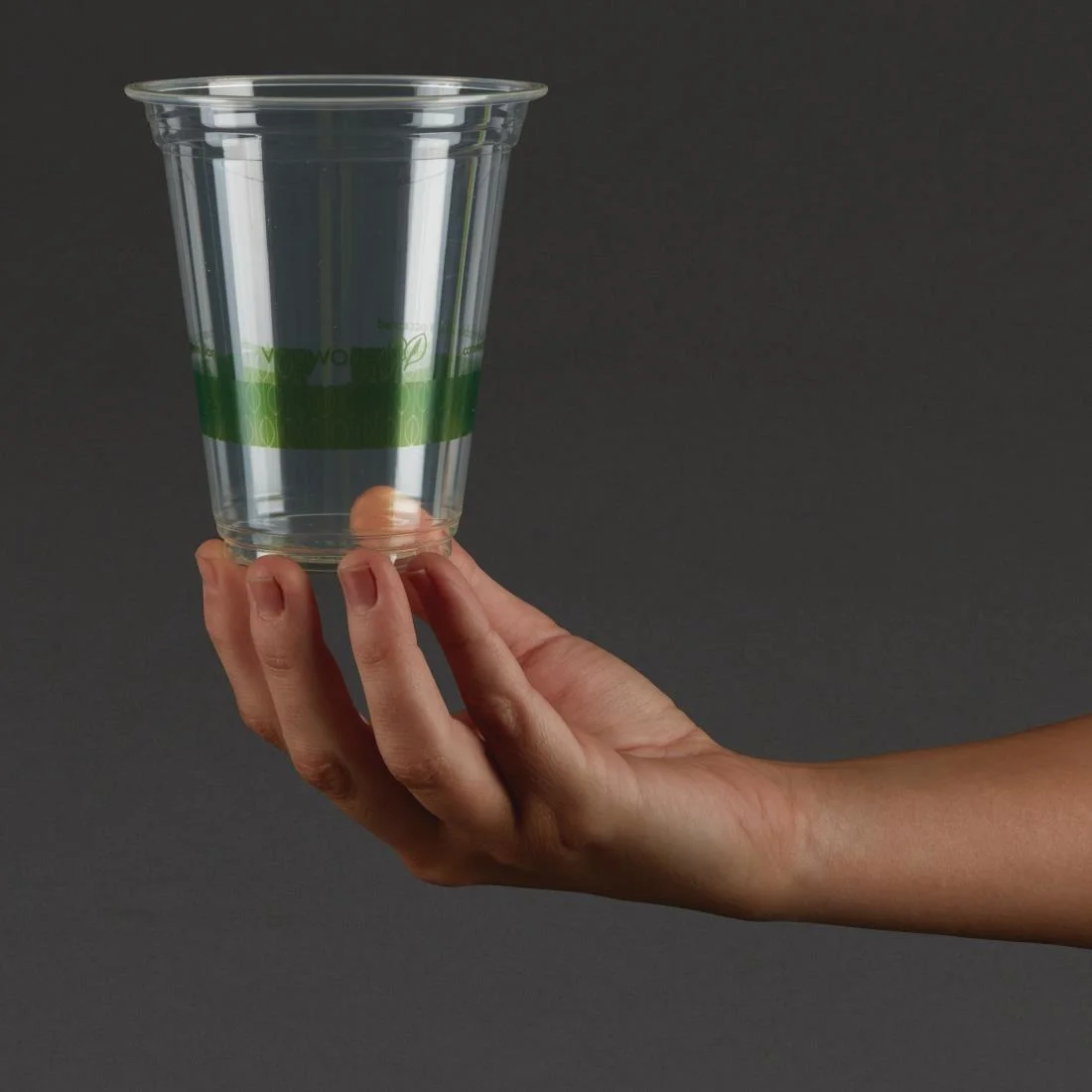 Vegware Compostable PLA Cold Cup 96-Series 12oz (1000 Pack) - Image 3