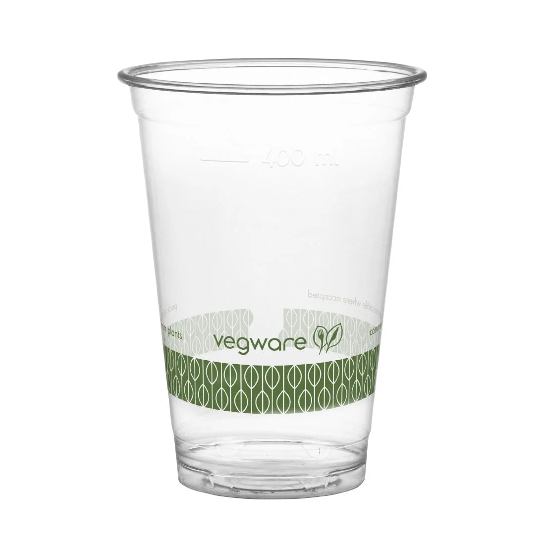 Vegware Compostable PLA Cold Cup 96-Series 16oz (1000 Pack) - Image 4