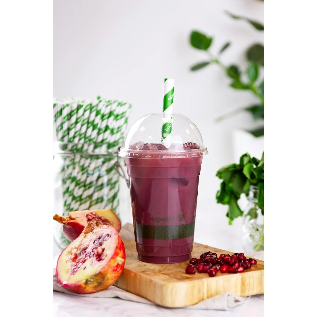 Vegware Compostable Cold Cup Domed Lids 340ml / 12oz and 455ml / 16oz (Pack of 1000) - Image 4