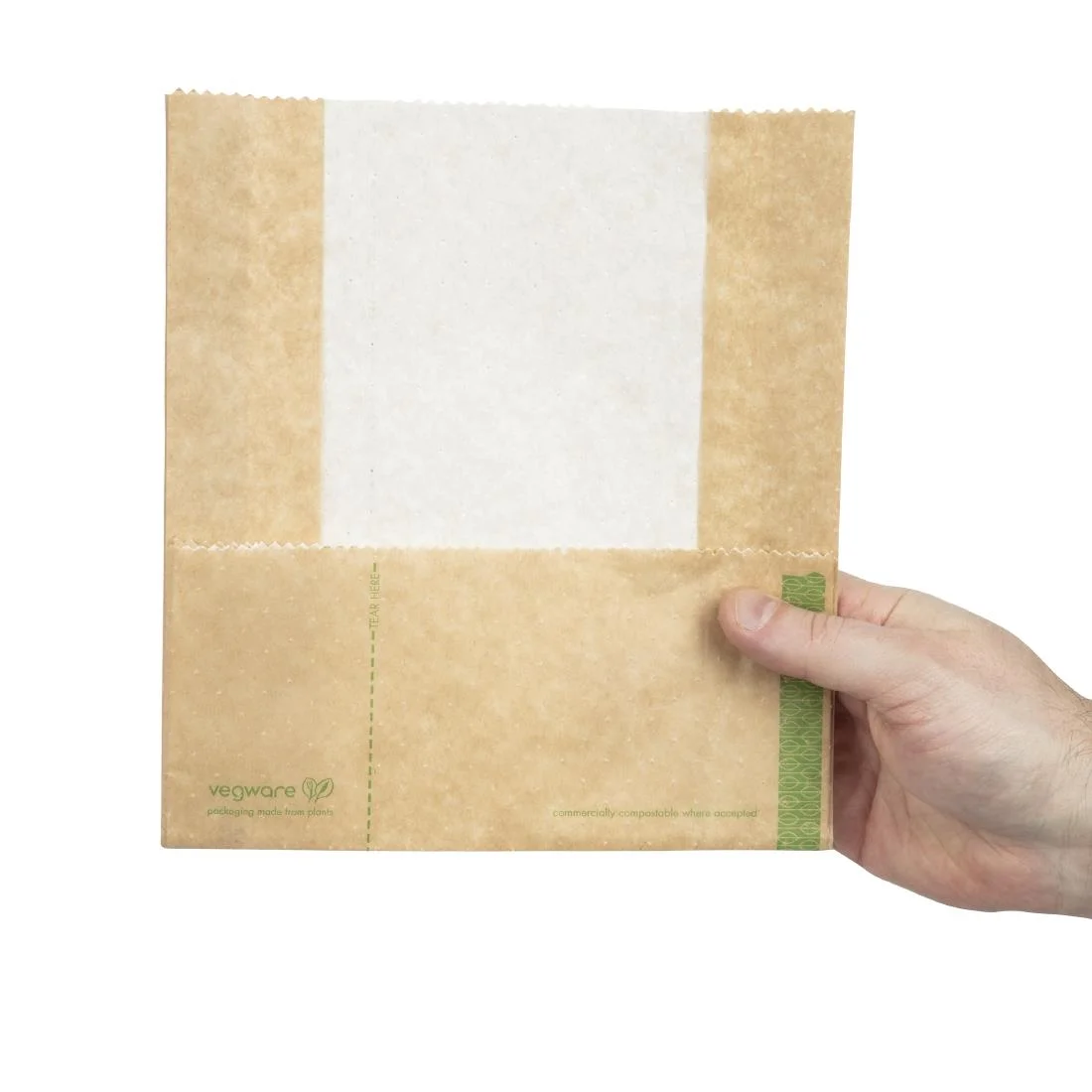 Vegware Compostable Kraft Panini Bags (Pack of 500) - Image 4