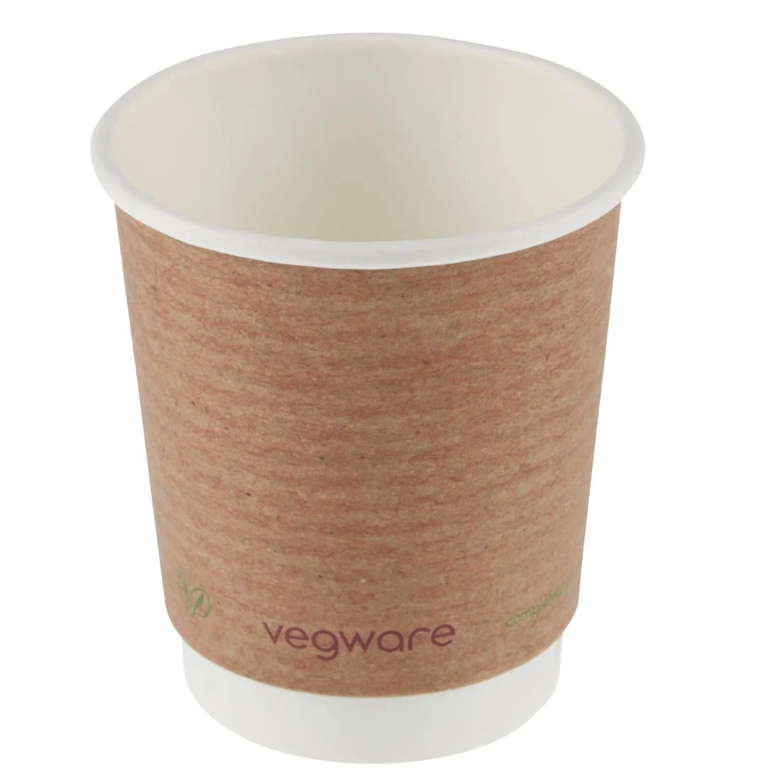 Vegware Compostable Disposable Hot Cups 225ml / 8oz
