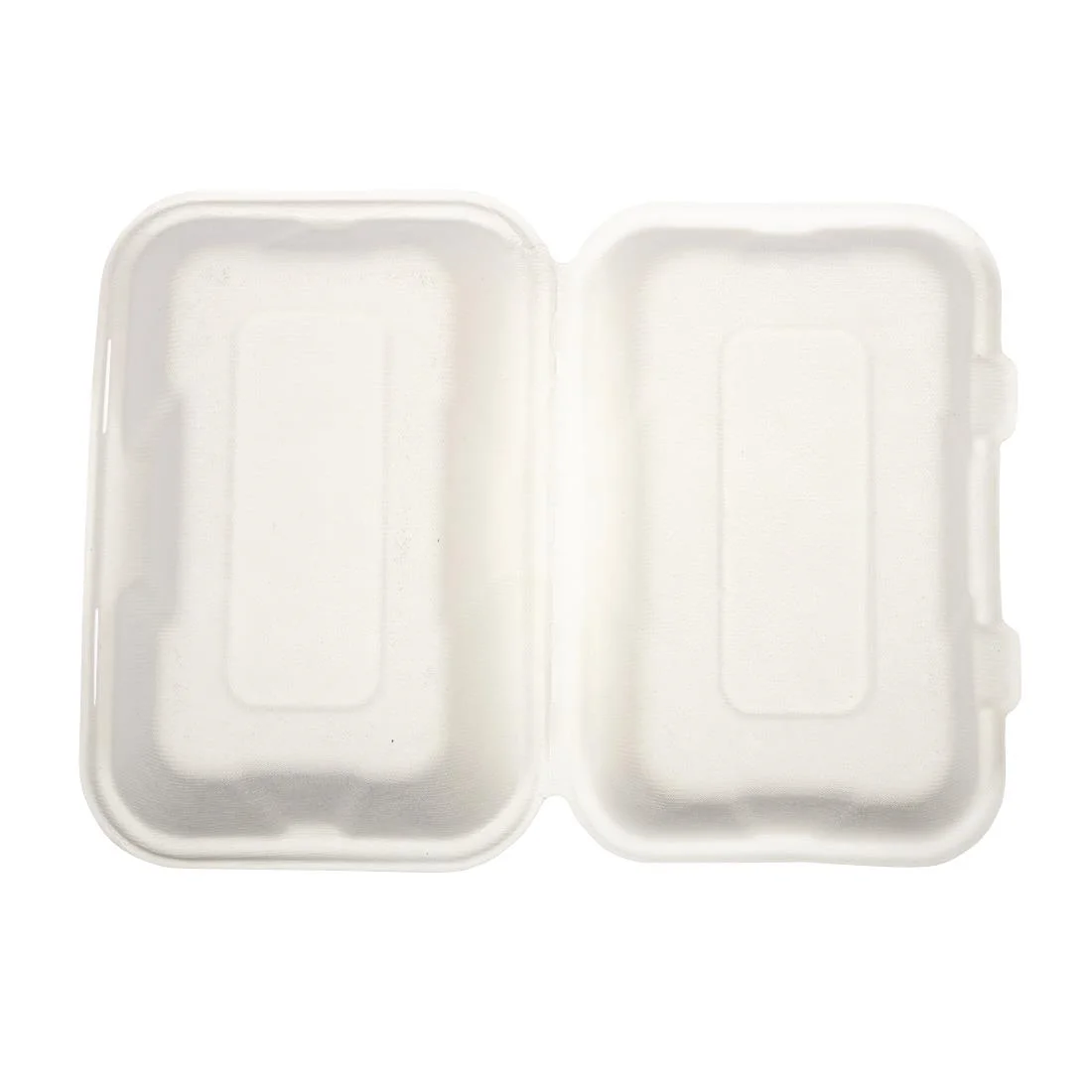 Vegware Compostable Bagasse Clamshell Hinged Meal Boxes 228mm - Image 8