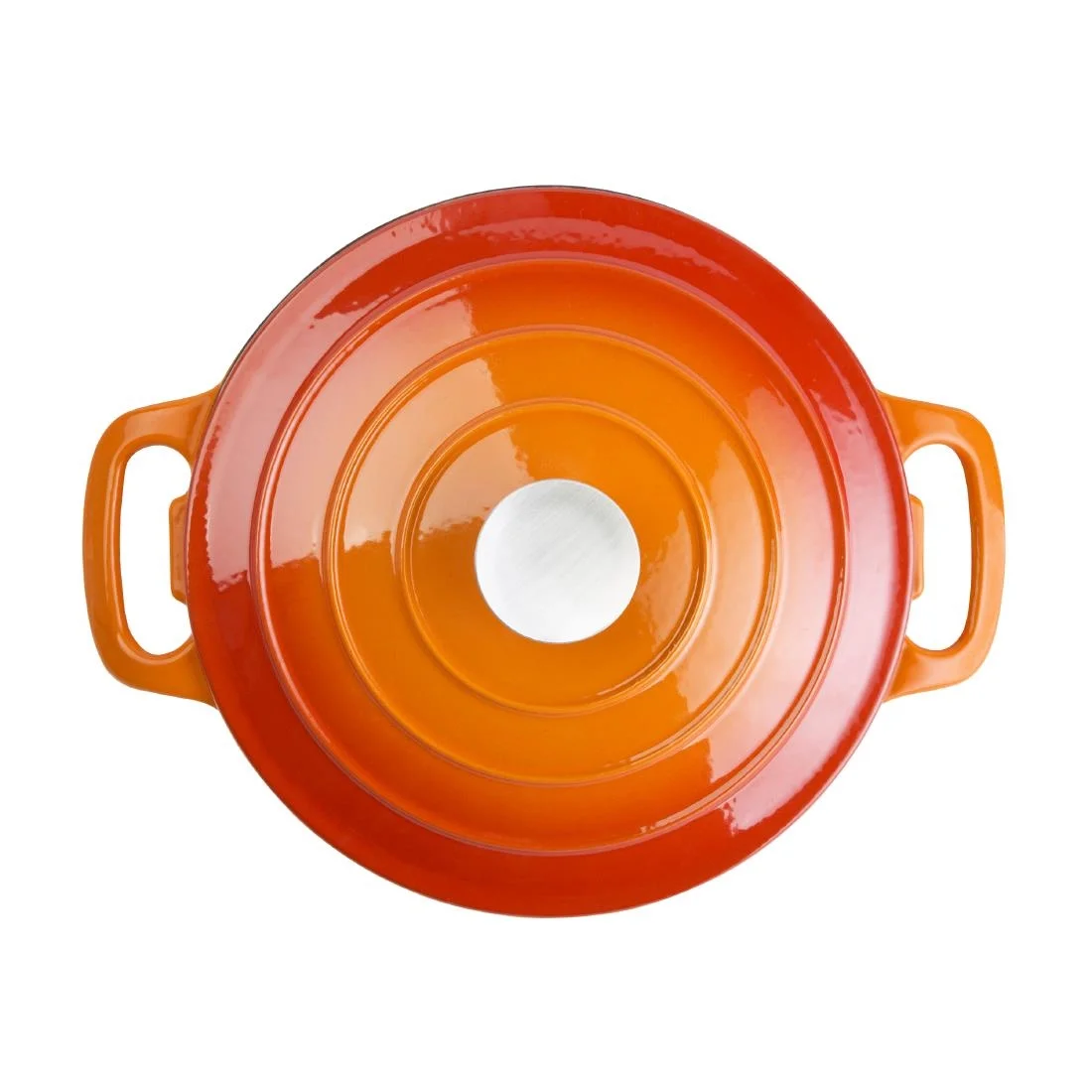 Vogue Orange Round Casserole Dish 4Ltr - Image 5