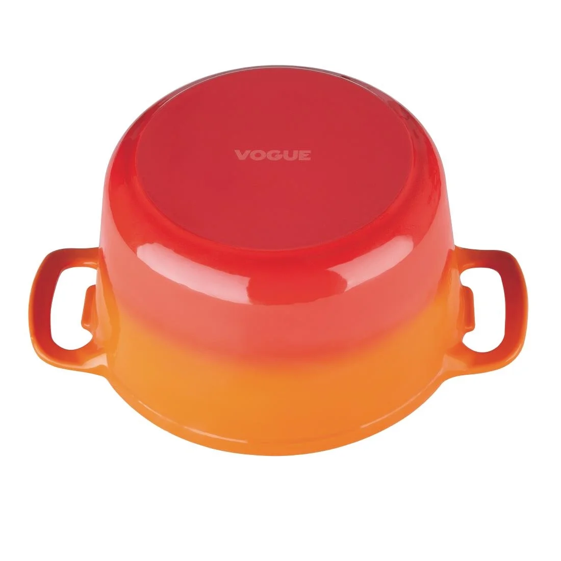 Vogue Orange Round Casserole Dish 4Ltr - Image 2