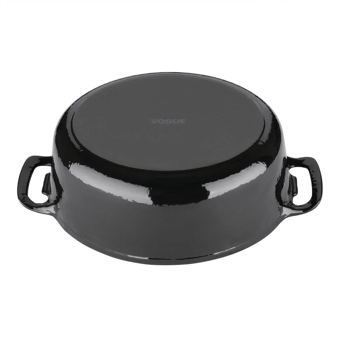 Vogue Black Oval Casserole Dish 6Ltr - Image 4