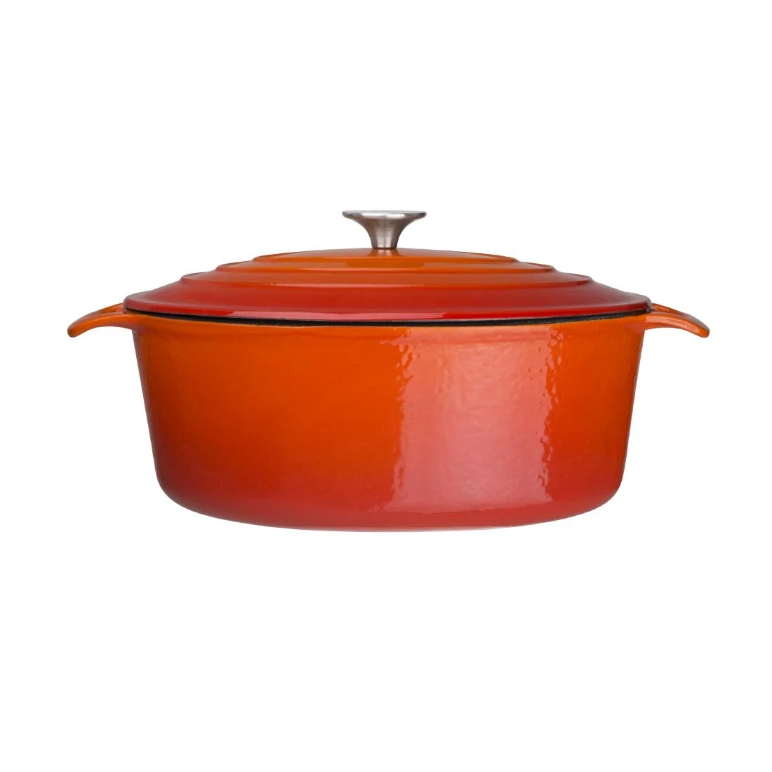 Vogue Orange Oval Casserole Dish 6Ltr - Image 5