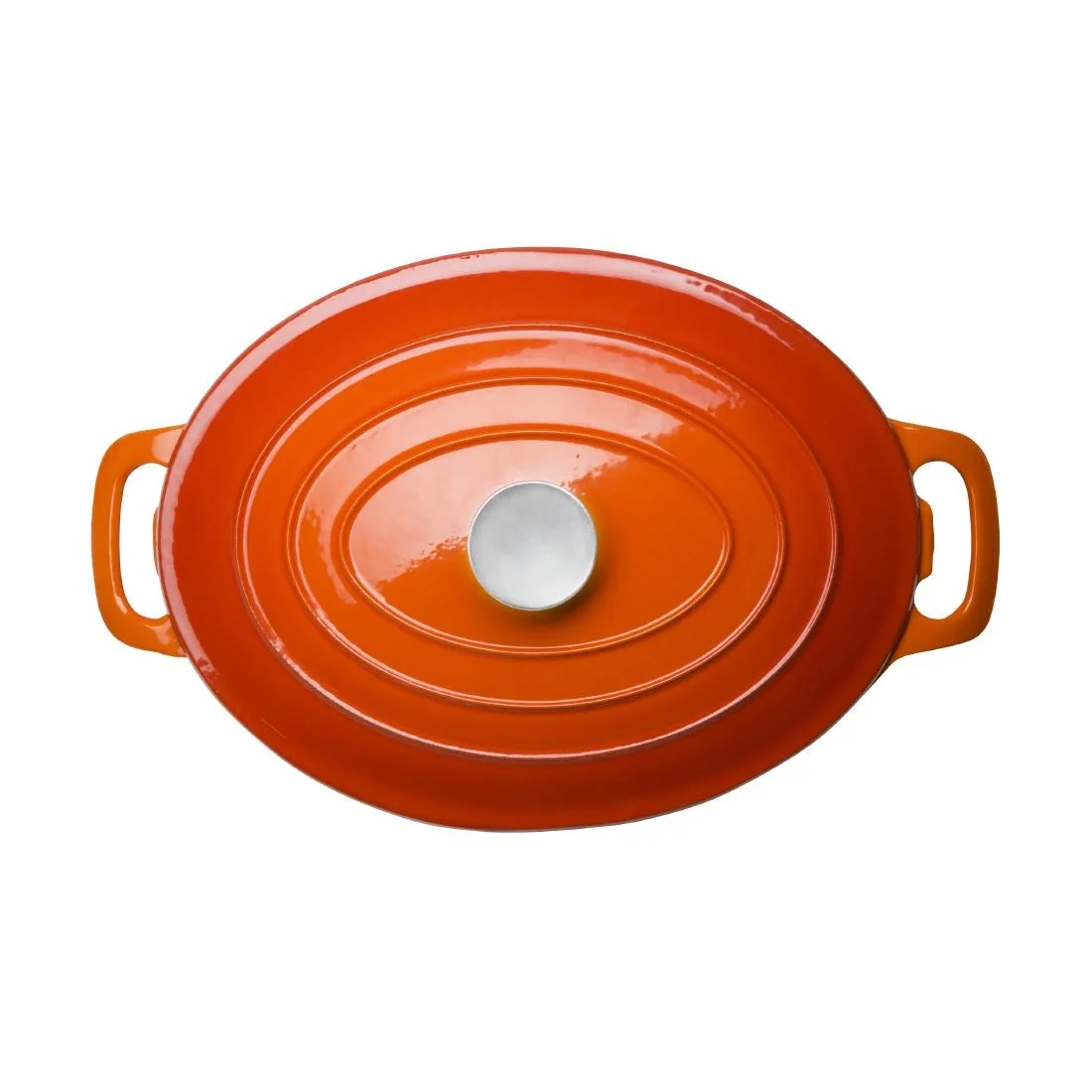 Vogue Orange Oval Casserole Dish 6Ltr - Image 6