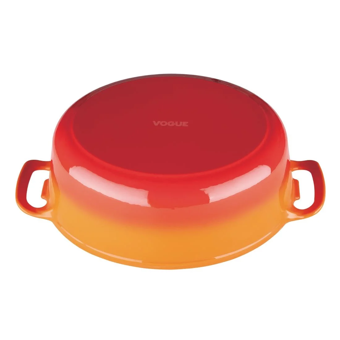 Vogue Orange Oval Casserole Dish 6Ltr - Image 2