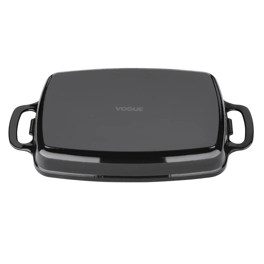 Vogue Black Rectangular Cast Iron Dish 2.8Ltr - Image 7