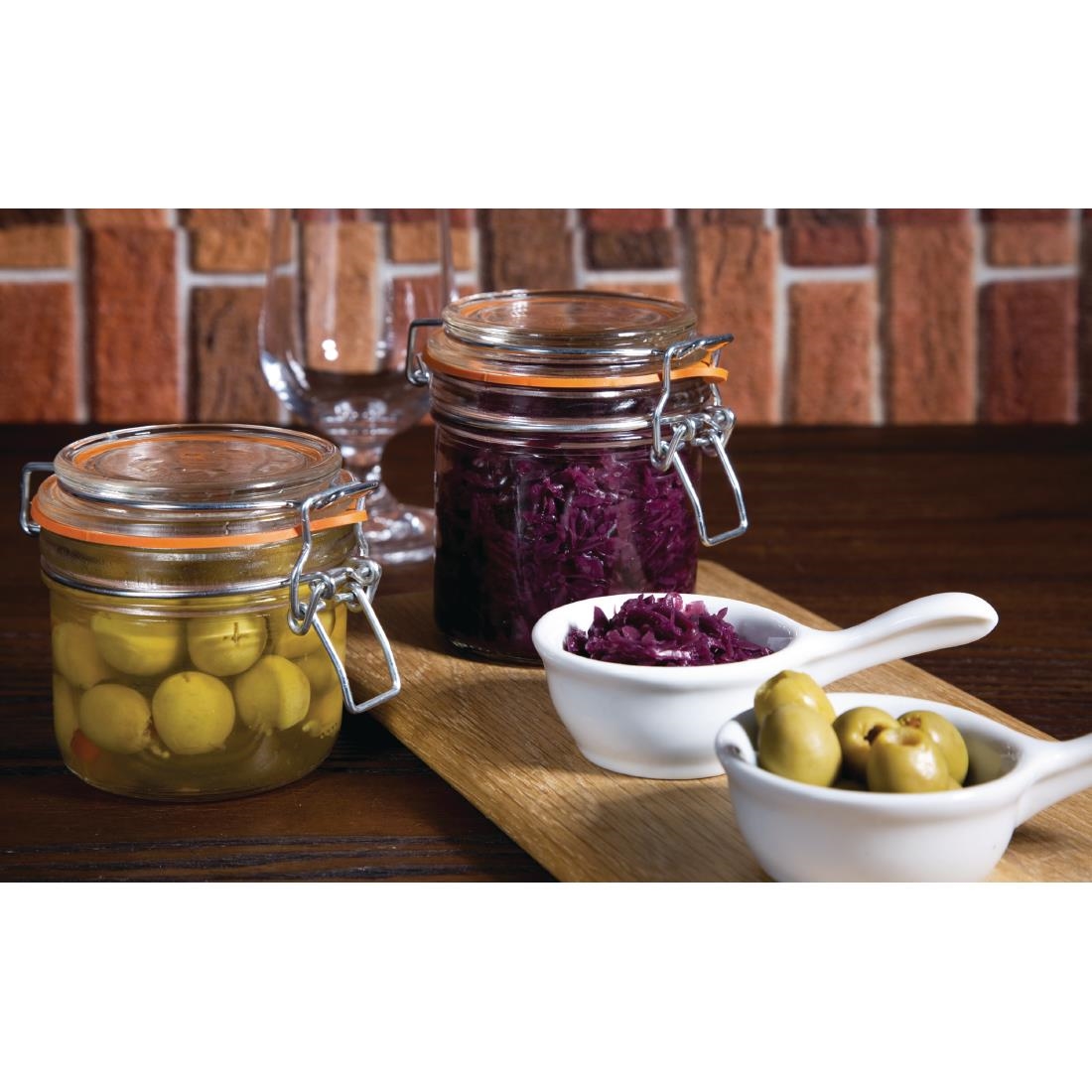 Six Vogue Preserve Jars 300ml
