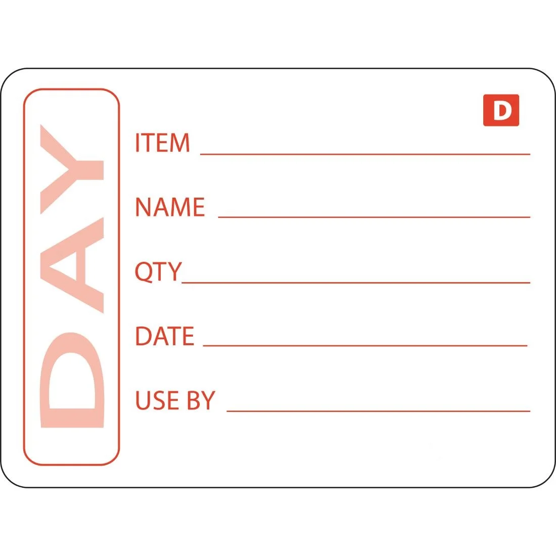Dissolvable Vogue Prepared Food Labels