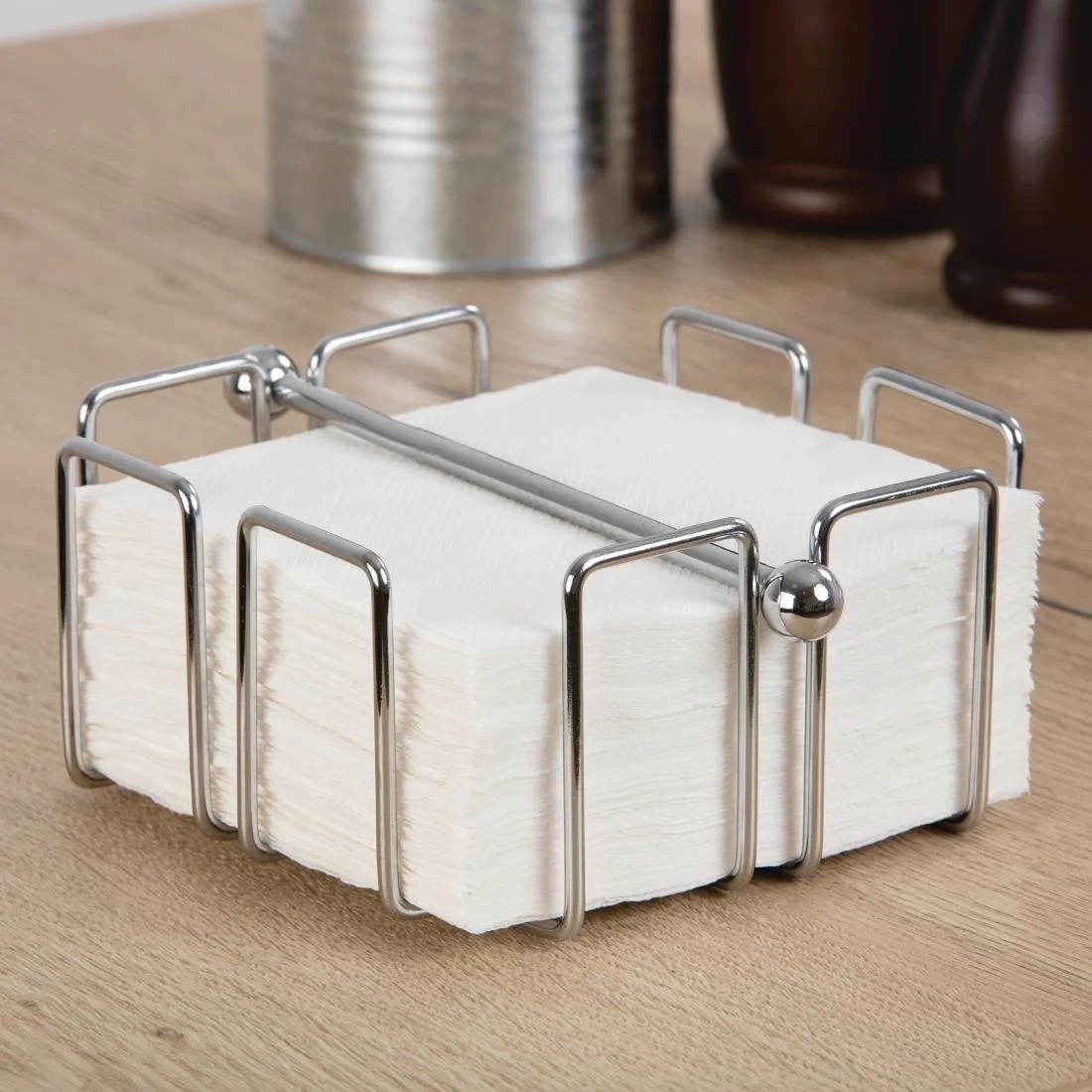 Olympia Cocktail Napkin Holder with Weight 140 x 140mm - Image 6