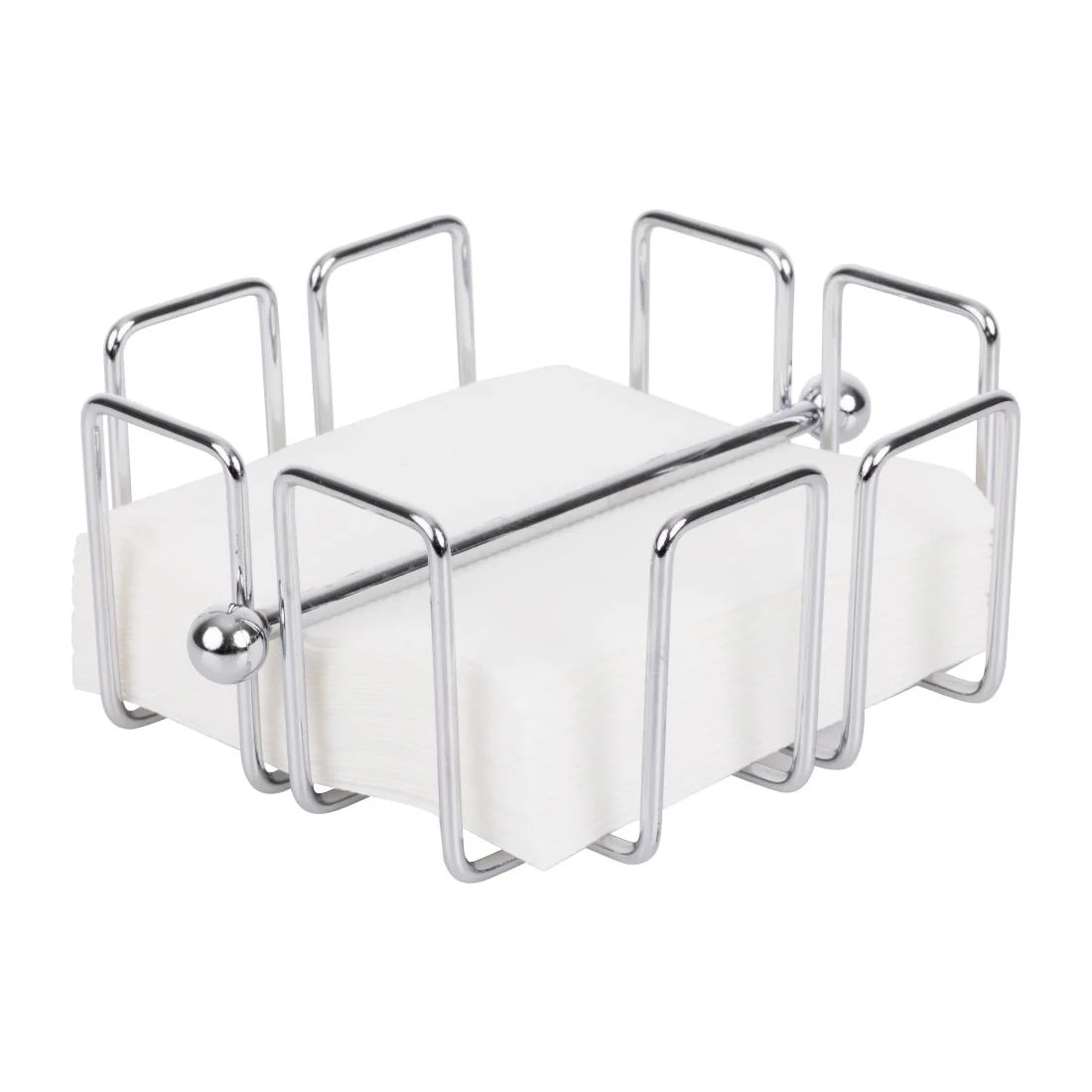 Olympia Cocktail Napkin Holder with Weight 140 x 140mm - Image 3