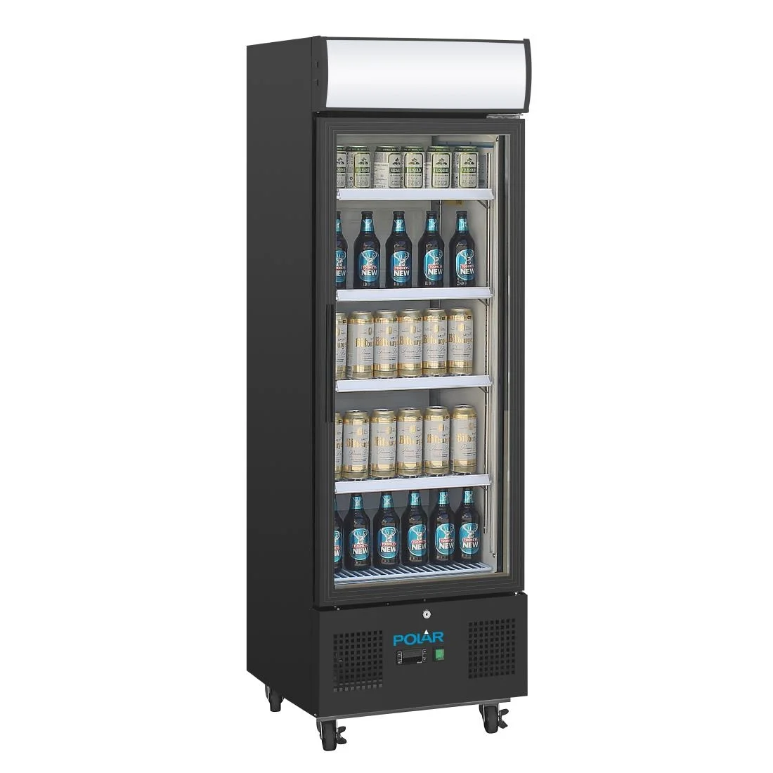 Polar G-Series Upright Display Fridge 218Ltr Black - Image 6