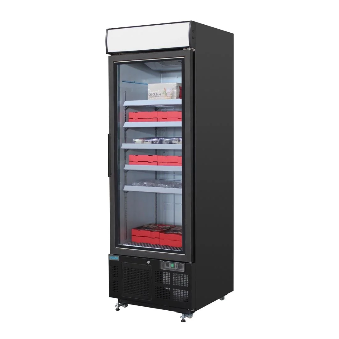 Polar G-Series Upright Display Freezer 412Ltr Black - Image 6